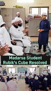 Rubik's Cube Resolved By Madarsa Student