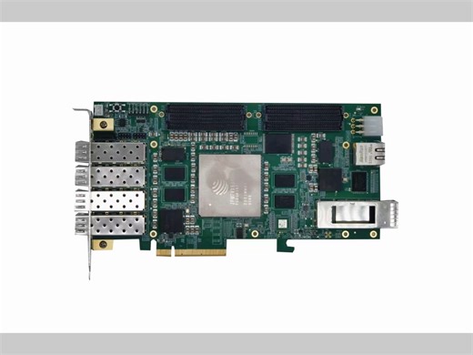 基于复旦微JFM7VX690T80的全国产化8通道光纤双FMC接口信号处理平台！可适配麒麟操作系统！可用作原型验证、测试测量等场景