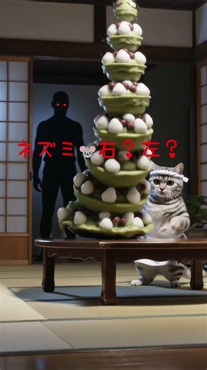 50段パフェを猫に任せた結果 50-Tier Matcha Parfait vs Cat!#猫動画 #抹茶パフェ #失敗 #猫 #絶望 #バイト #仕事 #自己肯定感