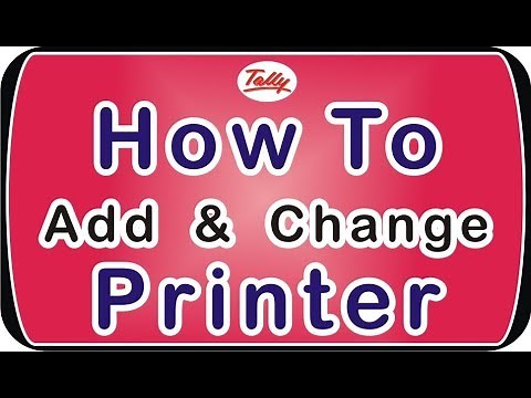 How to Add & Change Printer in Tally ERP 9 | nict computer