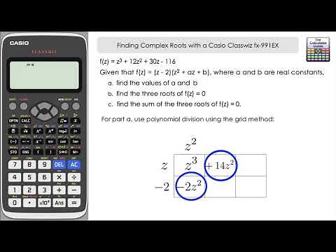 Finding Complex Roots on Casio Classwiz fx-991EX Calculator | A-level Further Maths