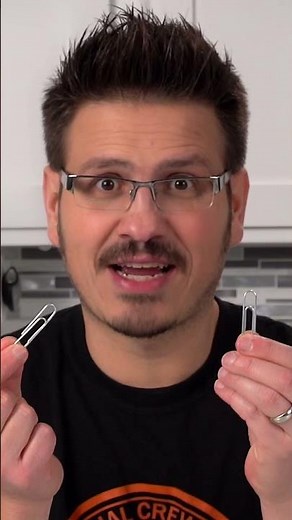 Impossible Floating Paper Clip Trick #science #experiment