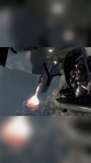 Halo Reach Grafton's Demise: Shocking UNSC Frigate Destruction #shorts