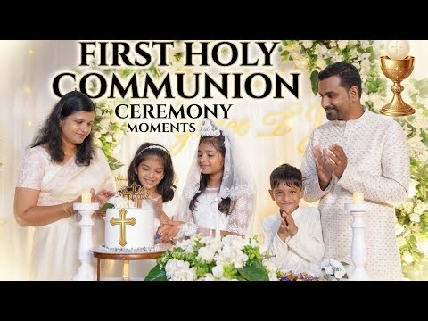 First Holy Communion Ceremony and Anchoring Script [Grace]