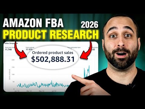Amazon FBA COMPLETE Product Research Tutorial 2026