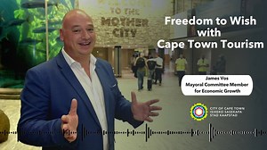 [Watch] Mayoral Committee Member Alderman James Vos for Economic Growth explains the Freedom To Wish campaign. Freedom To Wish is back, and we are excited to give you the opportunity to be a tourist in your own city! Last year, we granted hundreds of wishes, and we hope to put smiles on many more faces this year. To enter, nominate yourself or a loved one who resides in Cape Town and tell us the one thing you'd love to experience in our beautiful city and why. WhatsApp your 60-second voice note 