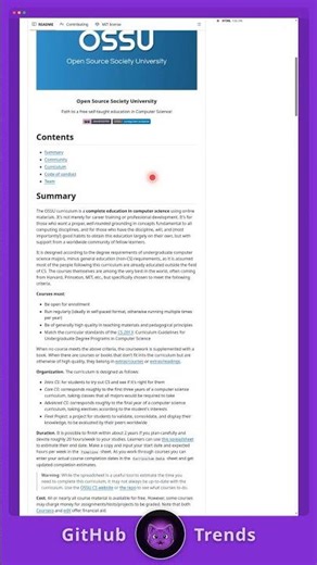 Skip the $100K Tuition — This GitHub Repo IS Your CS Degree #github #Shorts #OSSU #ComputerScience