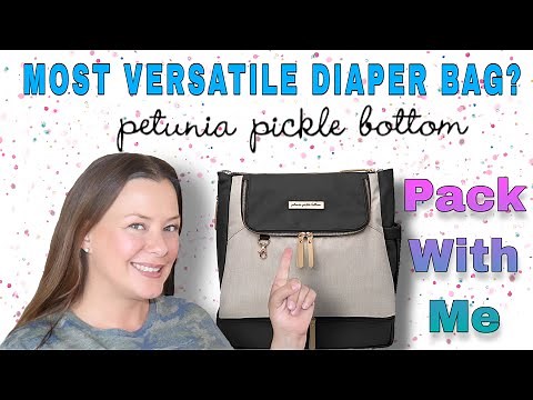 Diaper Bag Review and Packing Ideas for the Petunia Pickle Bottom Pivot Pack