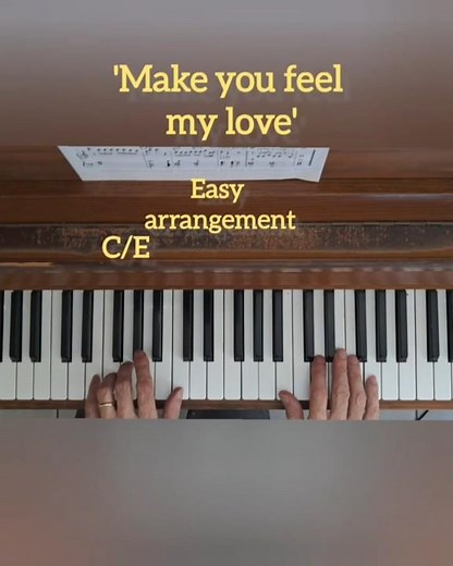 Make you feel my love (part 1) #piano # easy #pop #bobdylan #adele