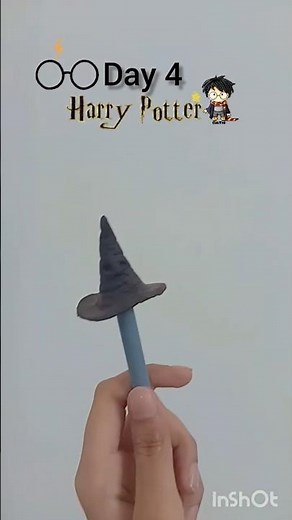 Sorting hat pen topper l Day 4 of Harry Potter craft series