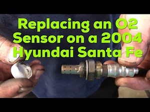 Diagnosing and Replacing an O2 Sensor on 2004 Hyundai Santa Fe