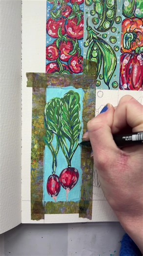 Create a Unique Bookmark with Acrylic Markers