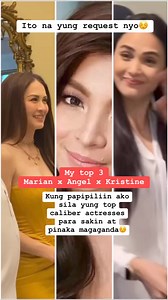 Kristine X Marian Rivera x Angel Locsin #celebrity | Rainn Rainn