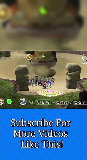 How To Stunlock Emperor Bulblax in Pikmin 1 #nintendo #shorts #pikmin #letsplay