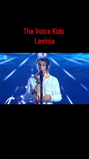 Lavinia's Stunning Performance on The Voice Kids Italy