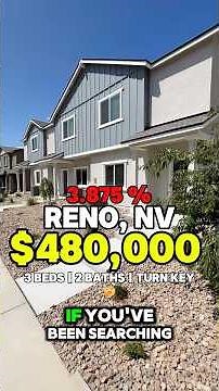 $480K Townhouse in Northwest Reno with a 3.875% Interest Rate?!
