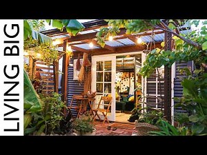 She Built a $20K Tiny Home in an Urban Permaculture Oasis