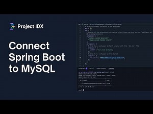 How to Connect Spring Boot to MySQL on Project IDX