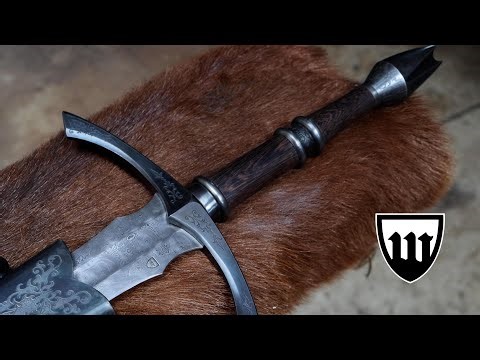 Forging a dark knight longsword, the complete movie.