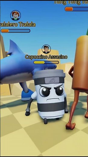 Cappuccino Assassino in Roblox Brainrot Arena