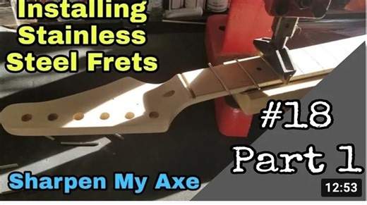 11K views · 294 reactions | Installing Stainless Steel Frets In A $75 Guitar. Part 1 | Know Your Gear / Phillip Mcknight | Facebook