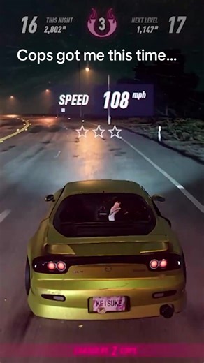 Exciting Police Chase in NFS Heat Gameplay