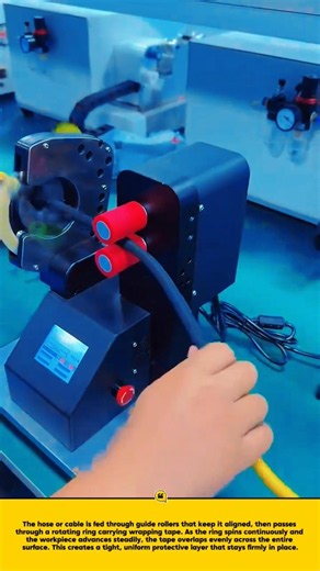 Automatic Hose & Cable Taping Machine | Neat, Secure Wrapping