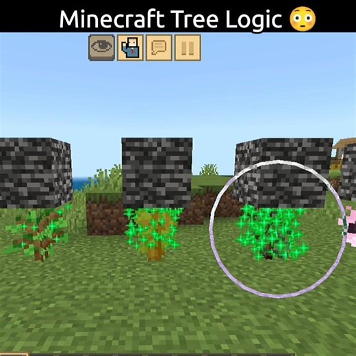 Minecraft Tree Logic 😳🌳