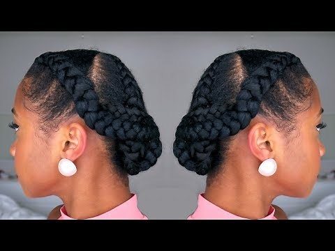 How to Snatch YO Hair Back into a Simple Braided Protective Hairstyle