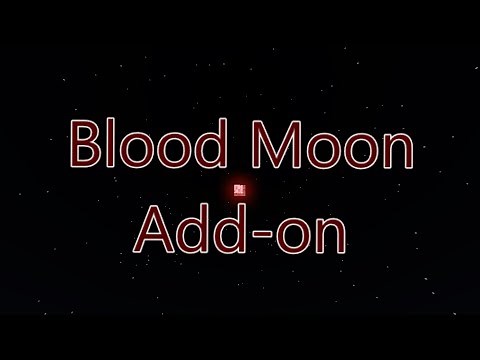Blood Moon Add-on minecraft bedrock edition