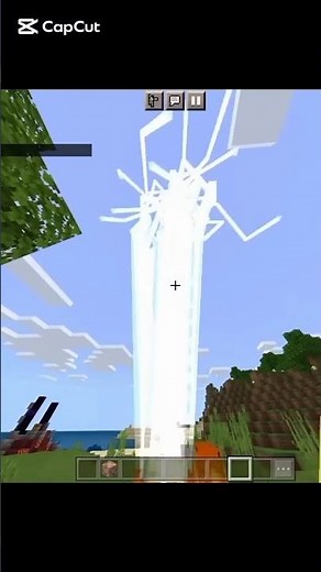 how to make lighting bolt in minecraft by command block #minecraft