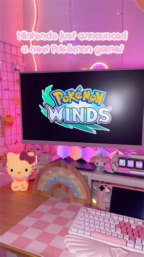 💕 new pokemon winds 🍃 and waves 🌊 announced for nintendo switch 2 in 2027! 💖
