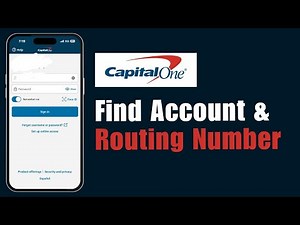 How To Find Capital One Account Number And Routing Number 2024