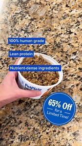 8.8K views · 199 reactions | Get 65% OFF your 1st box, 20% OFF your 2nd, & 10% OFF your 3rd. | PetPlate | Facebook