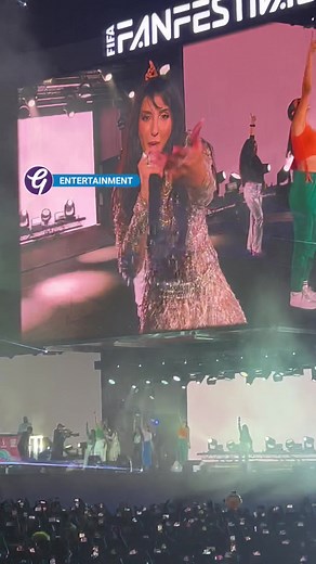 Nora Fatehi FIFA Official Soundtrack Performance at FIFA Fan Festival™️
