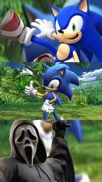 He's the fastest thing alive #ghostface #scream #sonic #sonicthehedgehog #sega #meme #shorts #skits
