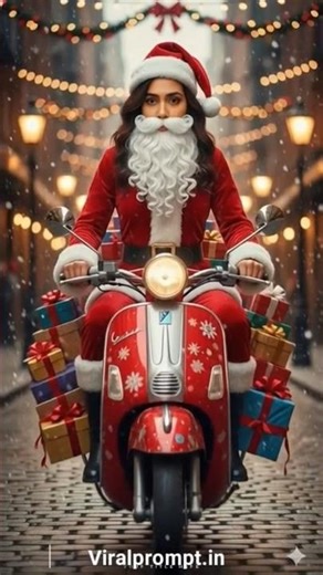 Christmas Photo Prompt for Chat GPT - Nano Banana #viralprompt #trending #merrychristmas