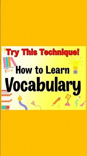"How to Learn Vocabulary: Effective Multi-Word Techniques" #english #vocabulary
