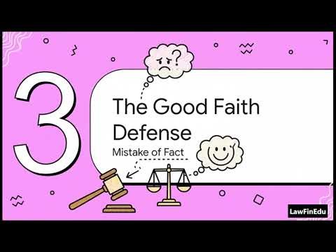 Mistake of Law vs Mistake of Fact | Criminal Law | LawFinEdu