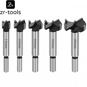 [Hot Item] 5-Piece Set of Carbide Forstner Bits Hinge Boring Bits Woodworking Hole Opener Electric Drill Bits CNC Woodworking Tool Herramientas