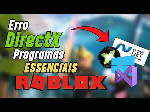 🌸 Erro DirectX Roblox | Como Baixar Todos os Programas Necessários Para Evitar Erros nos Jogos🌸