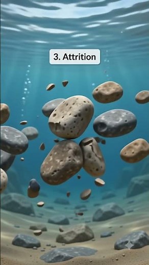 Erosional process of river