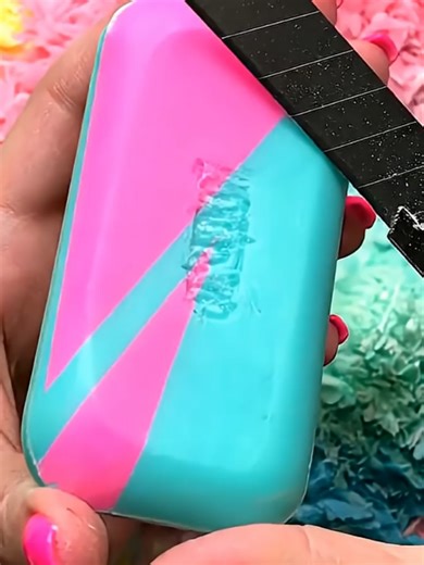 Most Satisfying Relaxing Soap Cutting #asmr #mixcolours #soapcutting #satisfying #drysoap