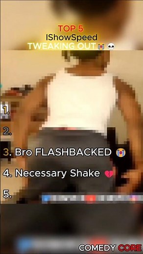 Top 5 IShowSpeed TWEAKING Out Moments 💀🔥 #shorts