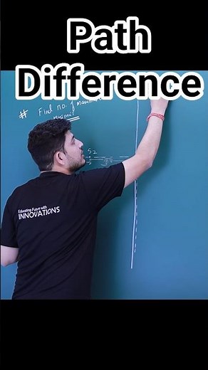 Path difference in Wave Optics Concepts #neetphysics #waveoptics