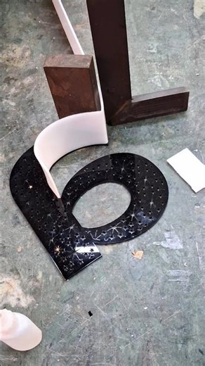 new ideas letter bending in 3d ✨ #diy #art #signs #shorts #ytshorts