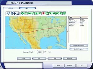 Using the FSX Flight Planner