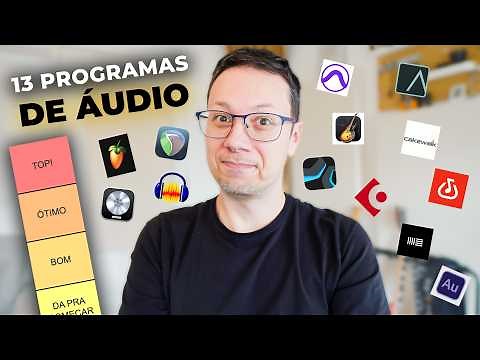 Classifiquei 13 Programas de Áudio e Produção Musical