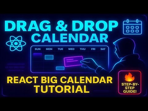 React Big Calendar Tutorial | Custom Styling | Drag and Drop | Interactive