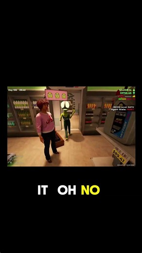 My alien probe went WRONG in the gas station!
